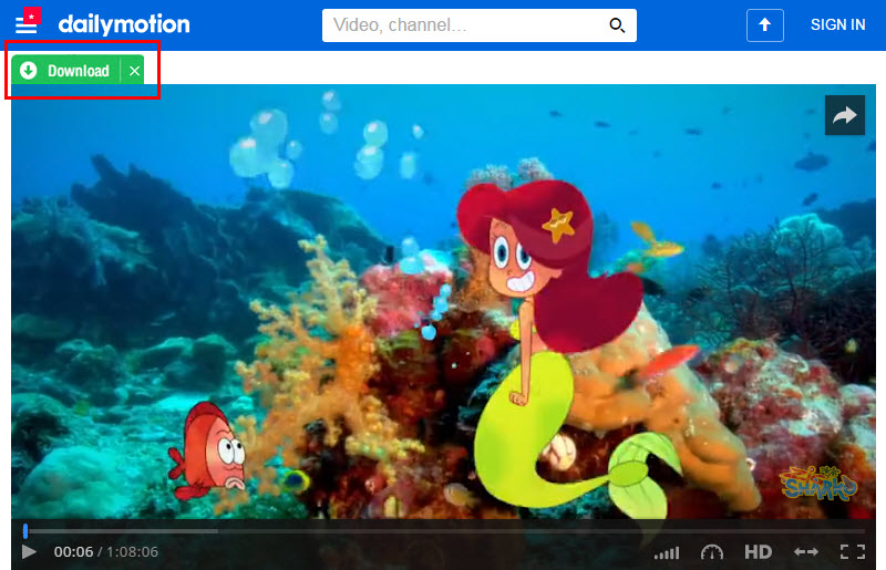 download dailymotion videos in 1 click