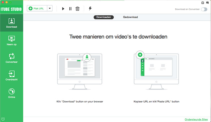 itube studio for mac get started