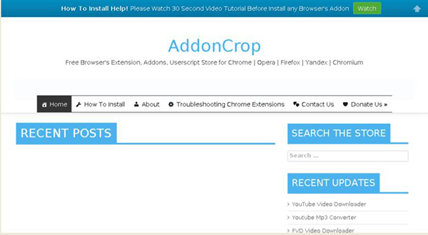 How to Download  videos as mp3 with Addoncrop