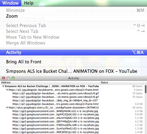 Safari Download Youtube Video Activity Window On Mac