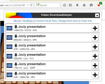 save youtube on Mac OS in firefox