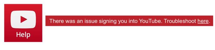 youtube sign in problem