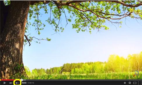 youtube sound settings